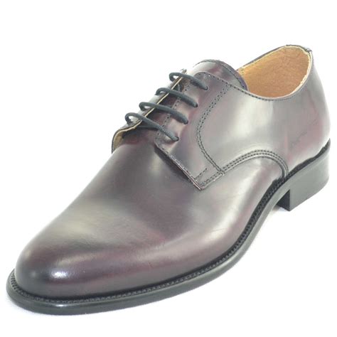 scarpe cuoio bordeaux fiammato uomo barbati|Scarpe Made in Italy uomo .